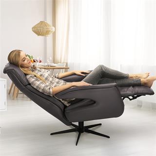 Superior Tekli Koltuk-(Medium)-Fabric Ascot (977) Olive (9772)-Base Chrome