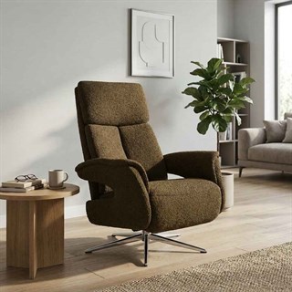 Hjort Knudsen Superior Olive Swivel Armchair