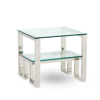 Imperial Yan Sehpa-Cam tablalı Metal