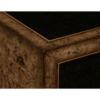 Jonathan Charles Anvil Rustic Burr Side Chest