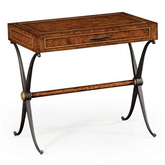 Jonathan Charles Anvil Walnut Side Table