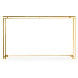 Jonathan Charles JC Edited Simply Elegant Gold Console Table