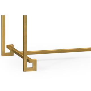 Jonathan Charles JC Edited Simply Elegant Gold Console Table