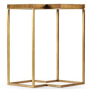 Jonathan Charles Modern Light Golden Walnut Yan Sehpa