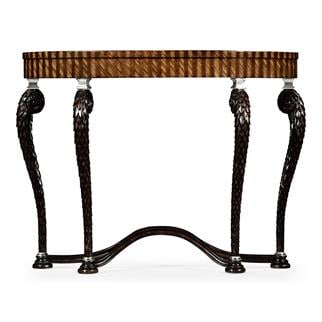 Jonathan Charles Modern Icarus Brown Console Table