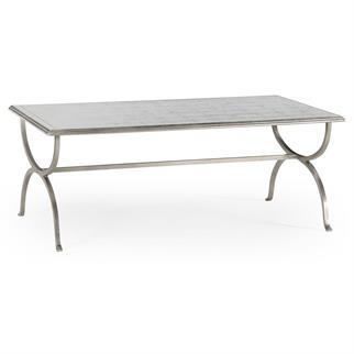 Jonathan Charles Modern Luxe Silver Orta Sehpa