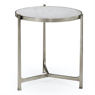 Jonathan Charles Modern Luxe Silver Yan sehpa