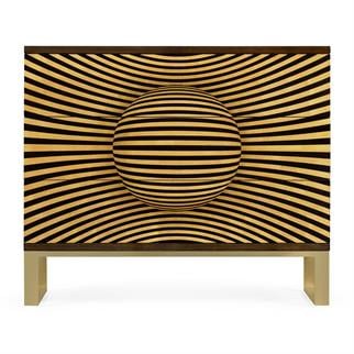 Jonathan Charles JC Modern 3D Op Art Dresser