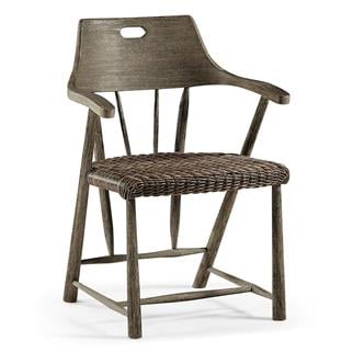 Jonathan Charles Hampton Collection Langkawi Grey Rattan Armchair