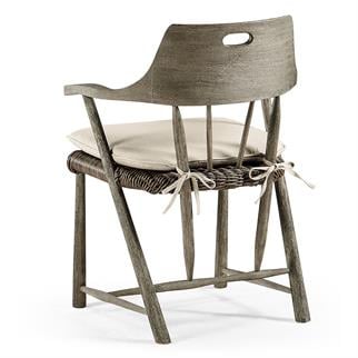 Jonathan Charles Hampton Collection Langkawi Grey Rattan Armchair