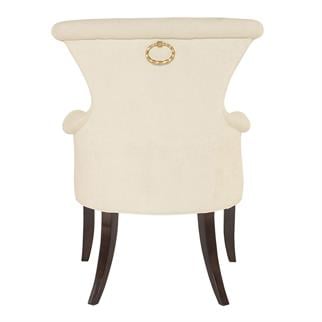 Bernhardt Jet Set Cream Kollu Sandalye