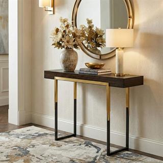 Jonathan Charles Black Eucalyptus Console Table