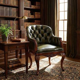 Jonathan Charles Buckingham Green Deri Koltuk