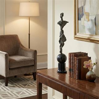 Jonathan Charles Curated Dark Bronze Mod Sculpture