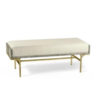 Jonathan Charles JC Modern Geometric Bench