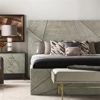 Jonathan Charles JC Modern Geometric Bench