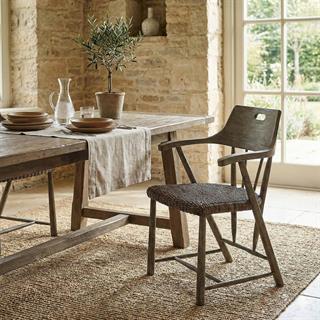 Jonathan Charles Hampton Collection Langkawi Grey Rattan Armchair