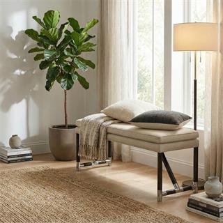 Jonathan Charles JC Modern Charcoal Bench