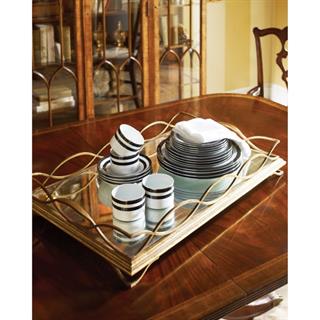 Jc Modern-Luxe Dikdörtgen Tepsi-Finish-Pai-21 (Gilded Iron)