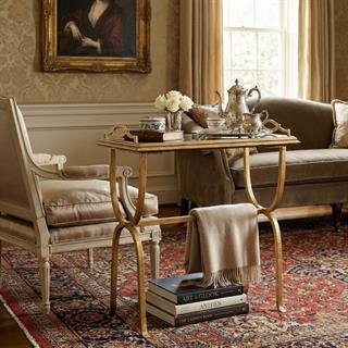 Jonathan Charles Jc Modern Luxe Tepsili Gold Servis Sehpası