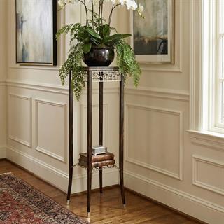 Jonathan Charles Jc Modern Macassar Ebony Yan Sehpa