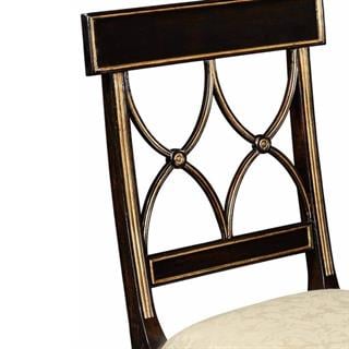 Jonathan Charles Kensington Ebonised Side Chair