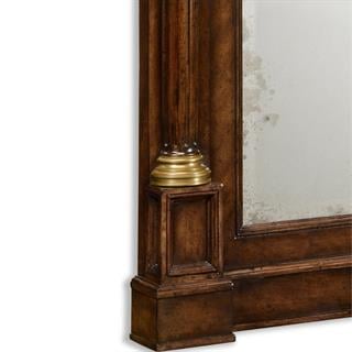 Jonathan Charles Knightsbridge Antique Mahogany Brown Mirror