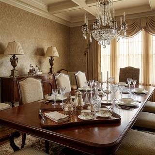 Jonathan Charles La Rochelle Walnut Dikdörtgen Tepsi