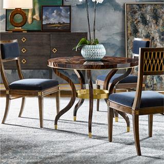 Jonathan Charles JC Modern Macassar Ebony Dining Table