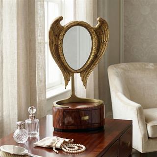 Jonathan Charles Modern-Santos Light Antique Gold Vanity Mirror