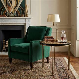 Jonathan Charles Op Art Helical Yuvarlak Yan Sehpa