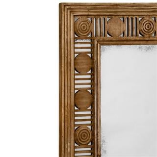 Jonathan Charles Pen Stewart Grey Fruitwood Mirror