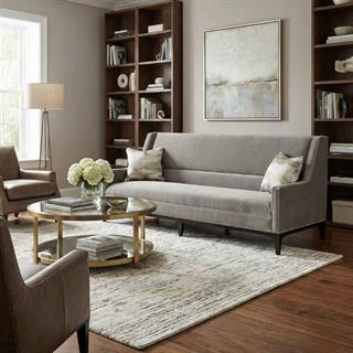 Jonathan Charles Square Back 3-Seater Sofa