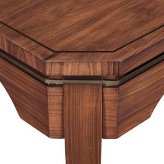 Jonathan Charles Vega Dark Santos Rosewood Dining Table