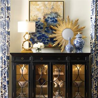 Jonathan Charles Versailles Sunburst Mirror