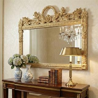 Jonathan Charles Versailles Light Antique Silver Mirror