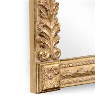 Jonathan Charles Versailles Light Antique Silver Mirror