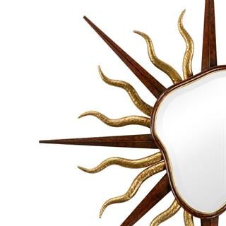 Jonathan Charles Versailles Faux Tortoise Shell Mirror