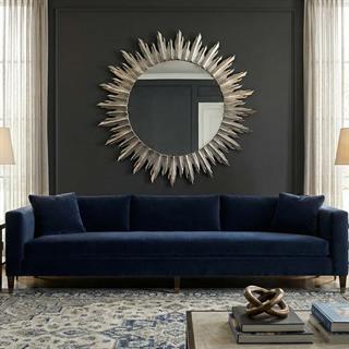 Jonathan Charles Versailles Silver Square Mirror