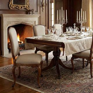 Jonathan Charles Windsor Walnut Side Dining Chair