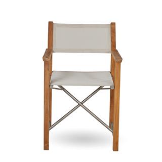 Direktör Sandalyesi ( Beyaz Kumaşlı)