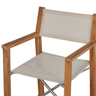 Direktör Sandalyesi ( Beyaz Kumaşlı)