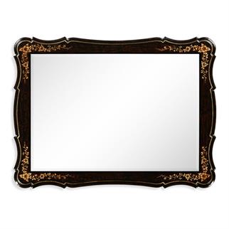 Jonathan Charles Kensington Black & Gold Mirror