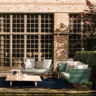 Kettal Bitta Basalt 3-Seater Sofa