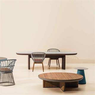 Kettal Cala Tuff Yuvarlak Yan Sehpa