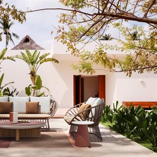 Kettal Cala Tuff Yuvarlak Yan Sehpa