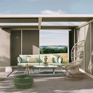 Kettal Vieques Corten Tuff Yuvarlak Yan Sehpa