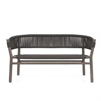 Ethimo Kilt Pickled Teak Two-Seater Sofa