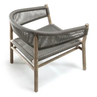 Ethimo Kilt Dark Grey Lounge Chair