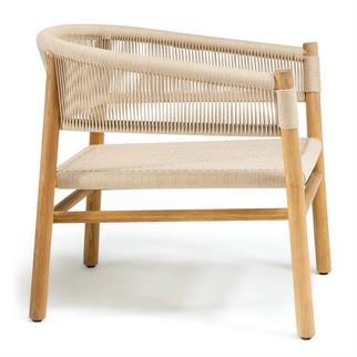 Ethimo Kilt Round Rope Sand Teak Koltuk